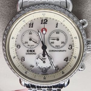 Michele Large Round CSX Diamond Watch